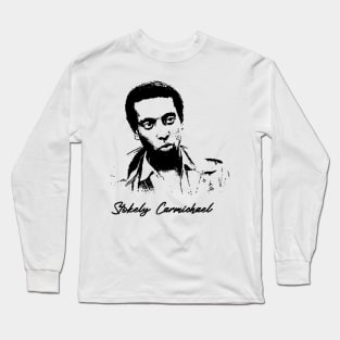 Stokely Carmichael Portrait Long Sleeve T-Shirt